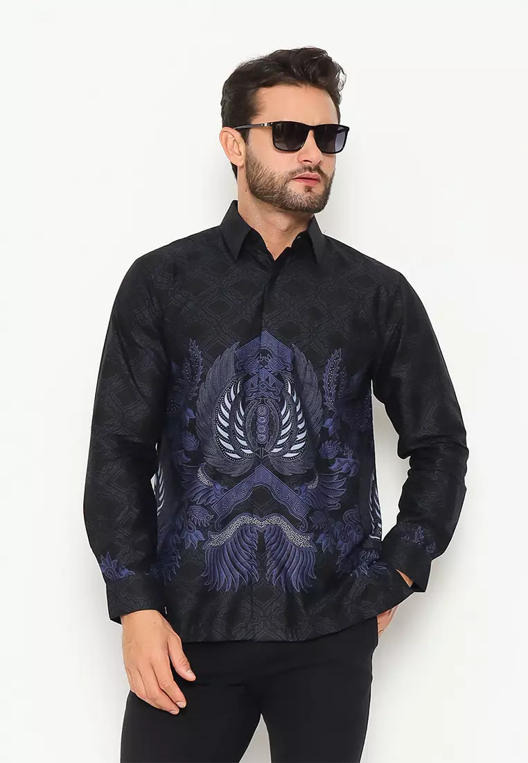 Hadinata Batik Pria Kemeja Panjang Furing Arjun Anika