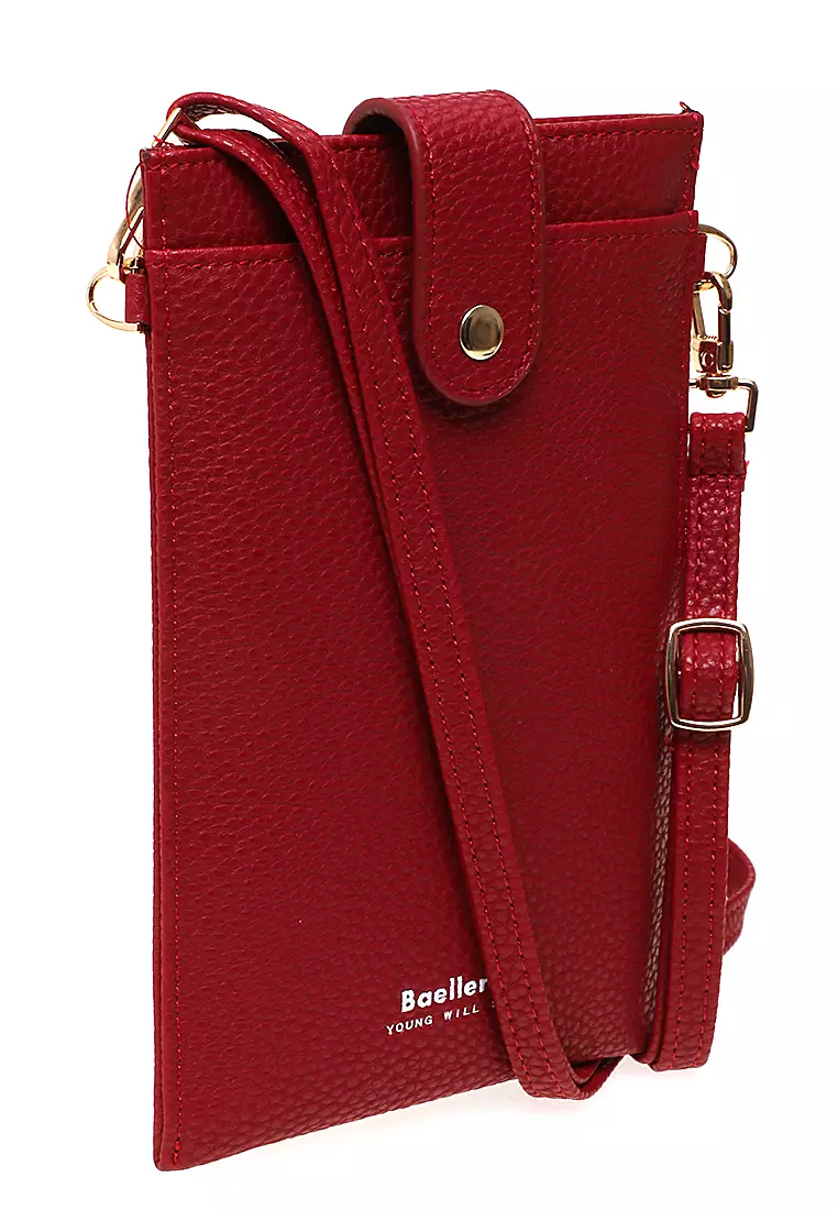 Tas Selempang Wanita Sling Bag Mini Design Dompet Tipis Multifungsi Material Leather Kulit ORIGINAL