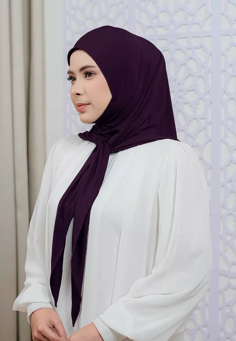 HIJAB INSTAN LUNA - DARK PURPLE