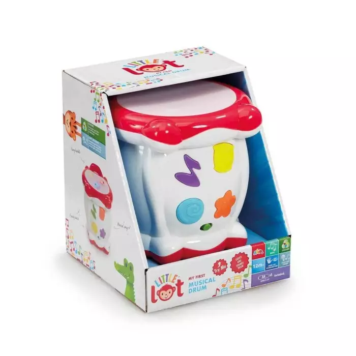 Addo Little Lot My First Musical Drum - Mainan Edukasi Bunyi Musik Anak Bayi