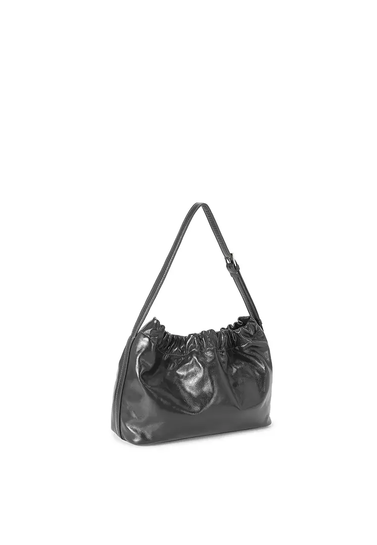 SCRUNCHIE Shoulder Bag - Black