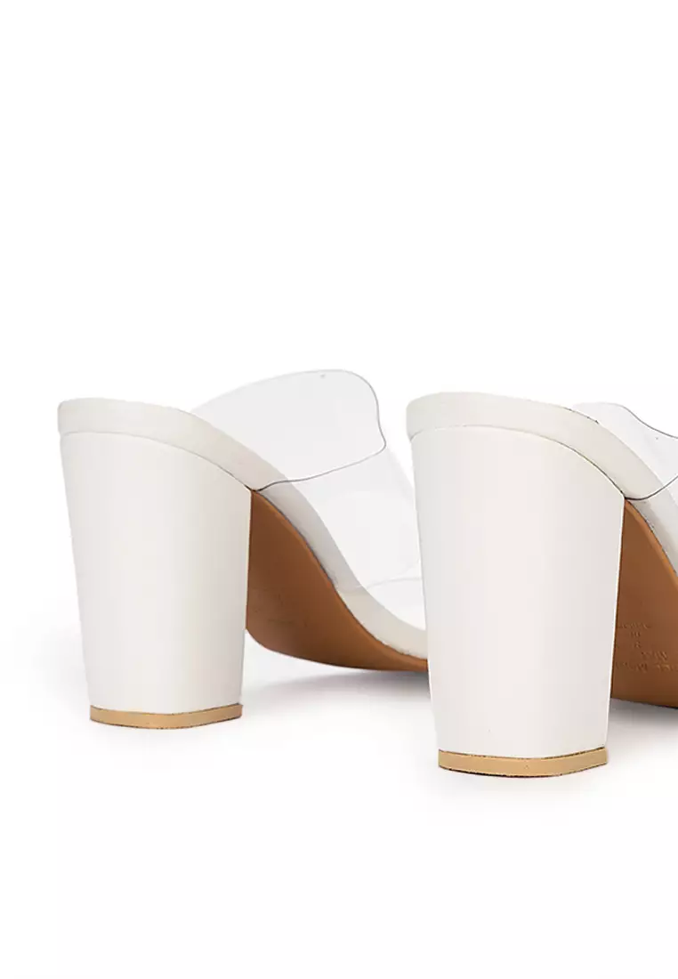 Vinyl High Heeled Slide