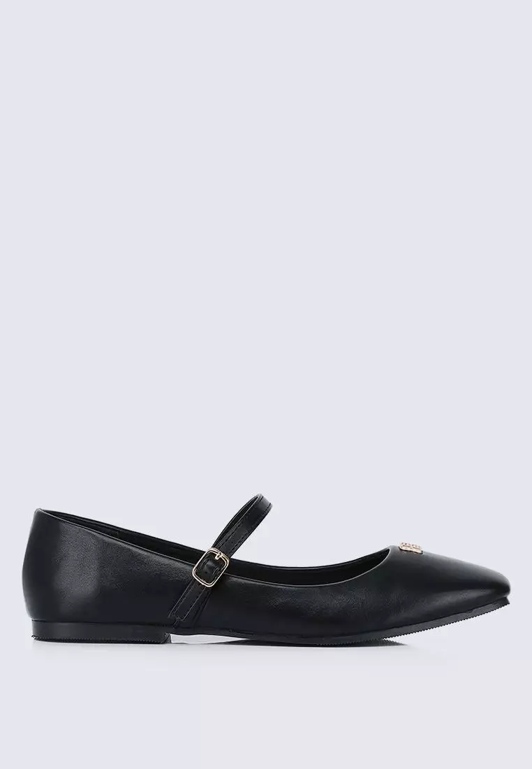 Discount on My Ballerine  shoes - SKU: My Ballerine Aimee Comfy Ballerina In Black