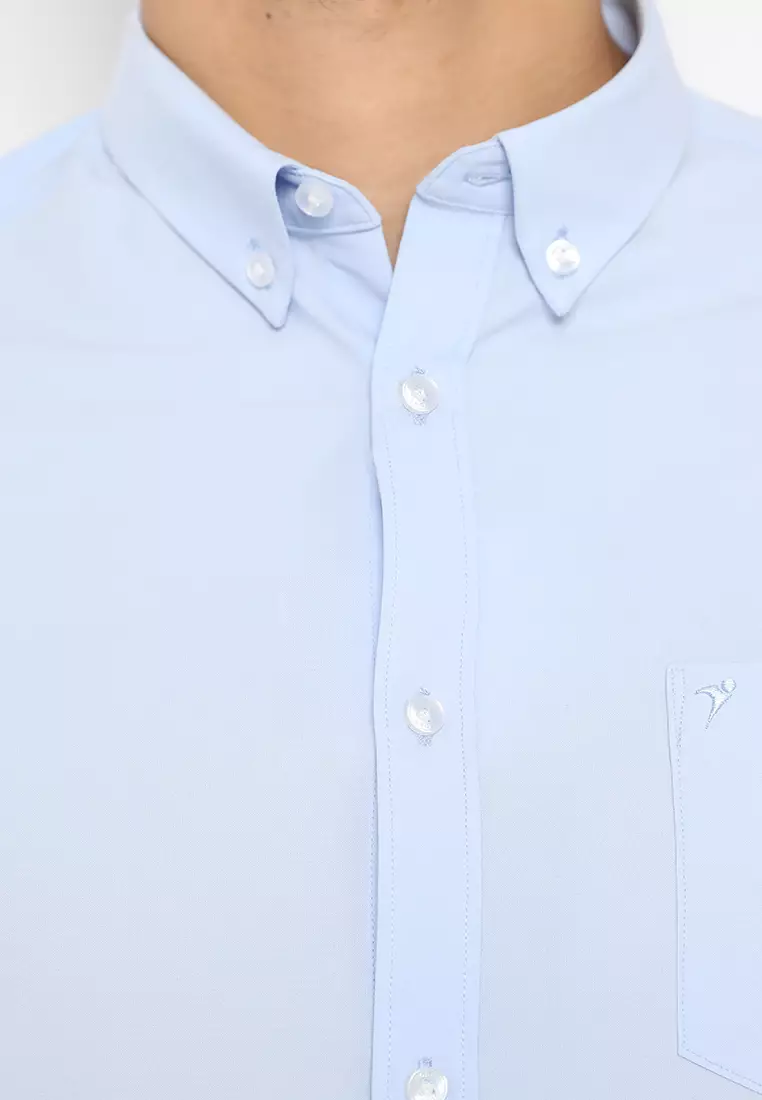 Jobb Minnesota Kemeja Pria Lengan Pendek Slim Fit L.Blue - 2022 Edition