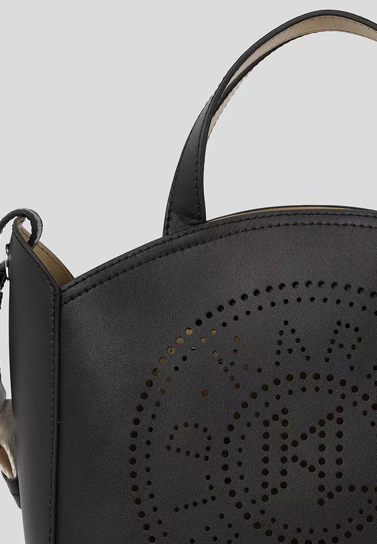 K/Circle Perforated Small Tote Bag