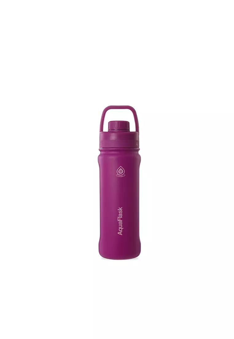 18oz Magenta New Sports Lid Bottle Wide Mouth Vacuum Insulated Stainless Steel Drinking Water Bottle