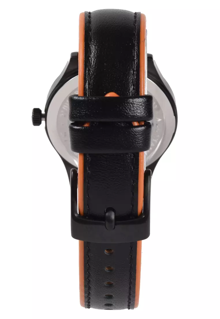 Alexandre Christie - Jam Tangan Wanita - Black - Leather Strap - 2973 BDLIPBARG