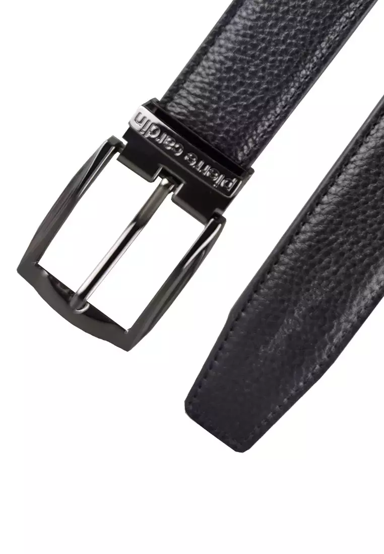 Pierre Cardin Ikat Pinggang Pria Kulit Leather Sabuk Gesper Branded Impor Men Belt Casual P