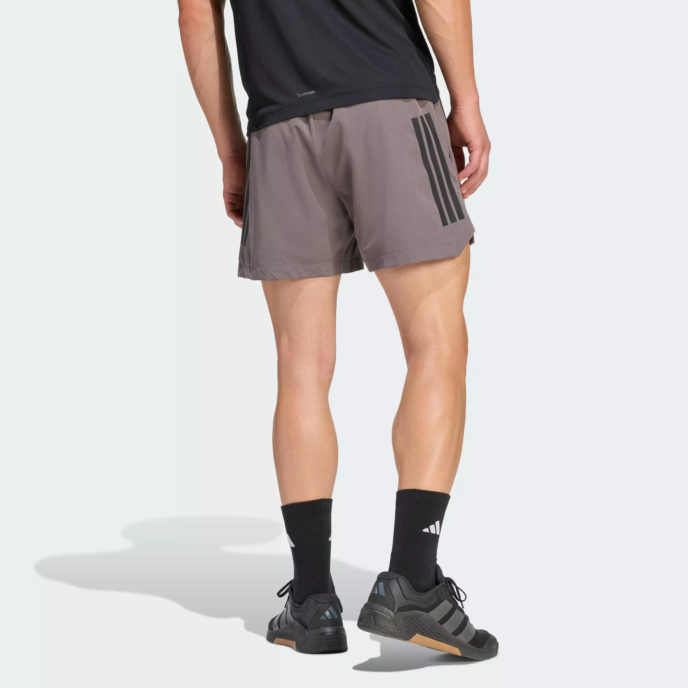 Gym & Training D4T PrimeLift 3 STRIPES SHORTS Men Brown KD0356