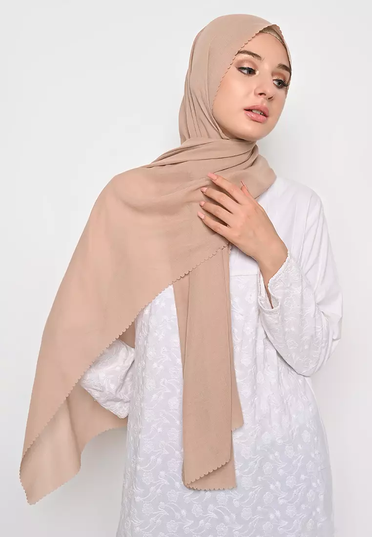 Pasmina Voal Gucci Lasercut Tan