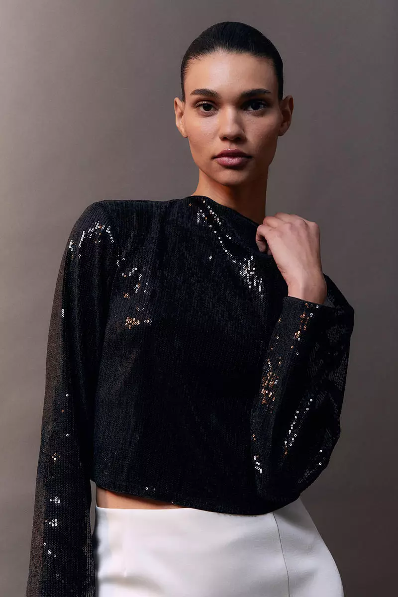 Sequined blouse