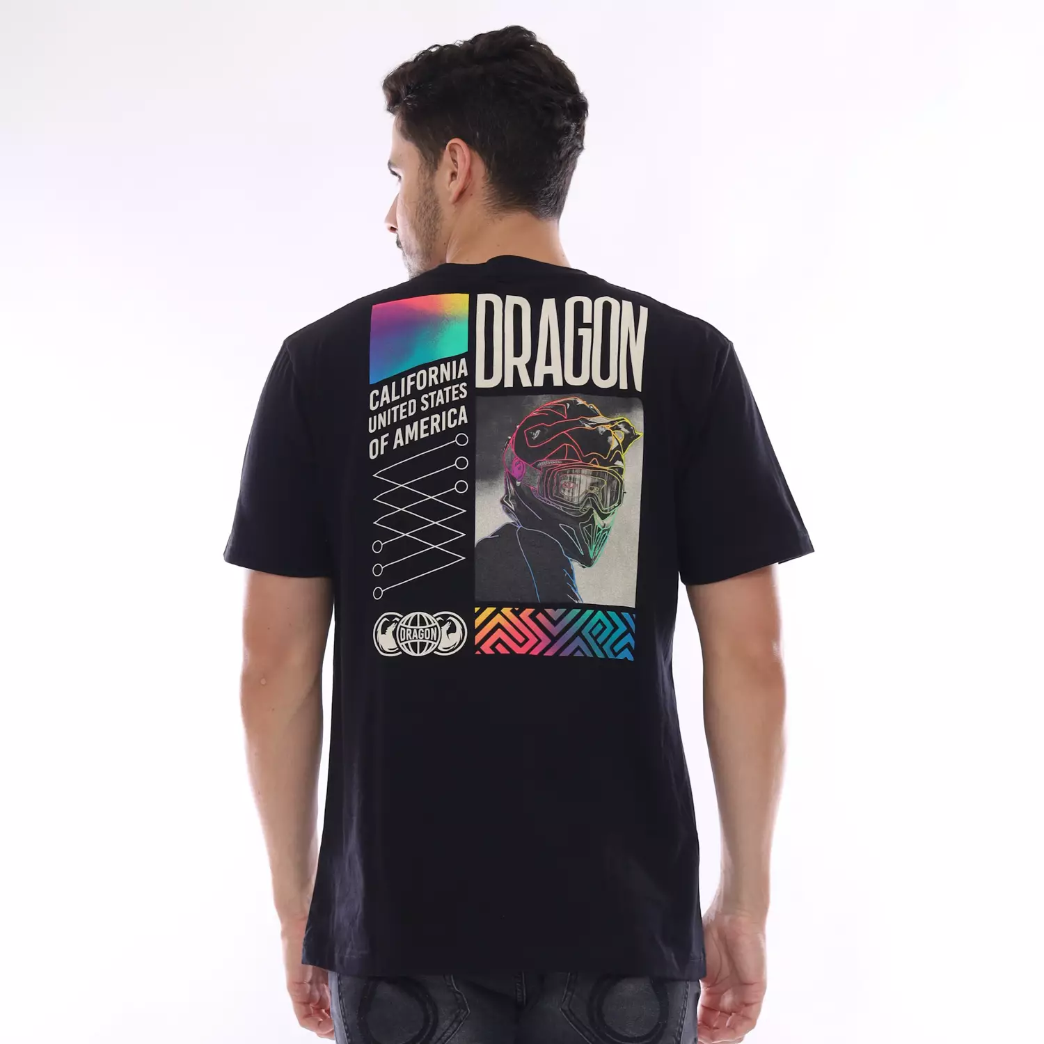 Dragon Kaos Lengan Pendek Pria Crosser Planet Surf