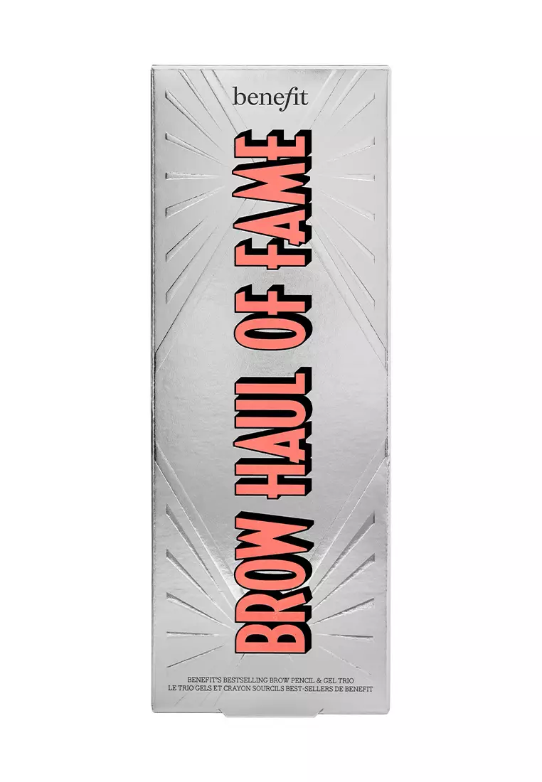 NEW! Benefit - Brow Haul of Fame Shade 3 - Precisely, My Brow Pencil Full-Size, Gimme Brow+ Mini, 24-HR Brow Setter Mini