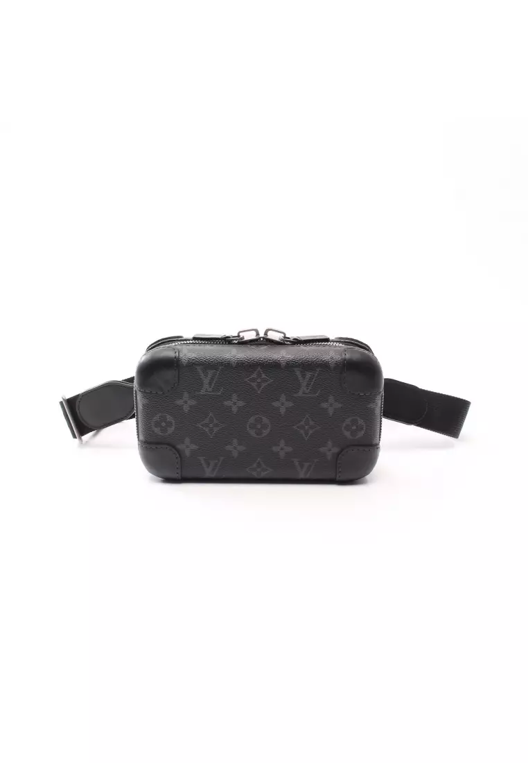 Buy Louis Vuitton Pre-loved LOUIS VUITTON horizon clutch monogram eclipse  body bag PVC leather black 2023 Online