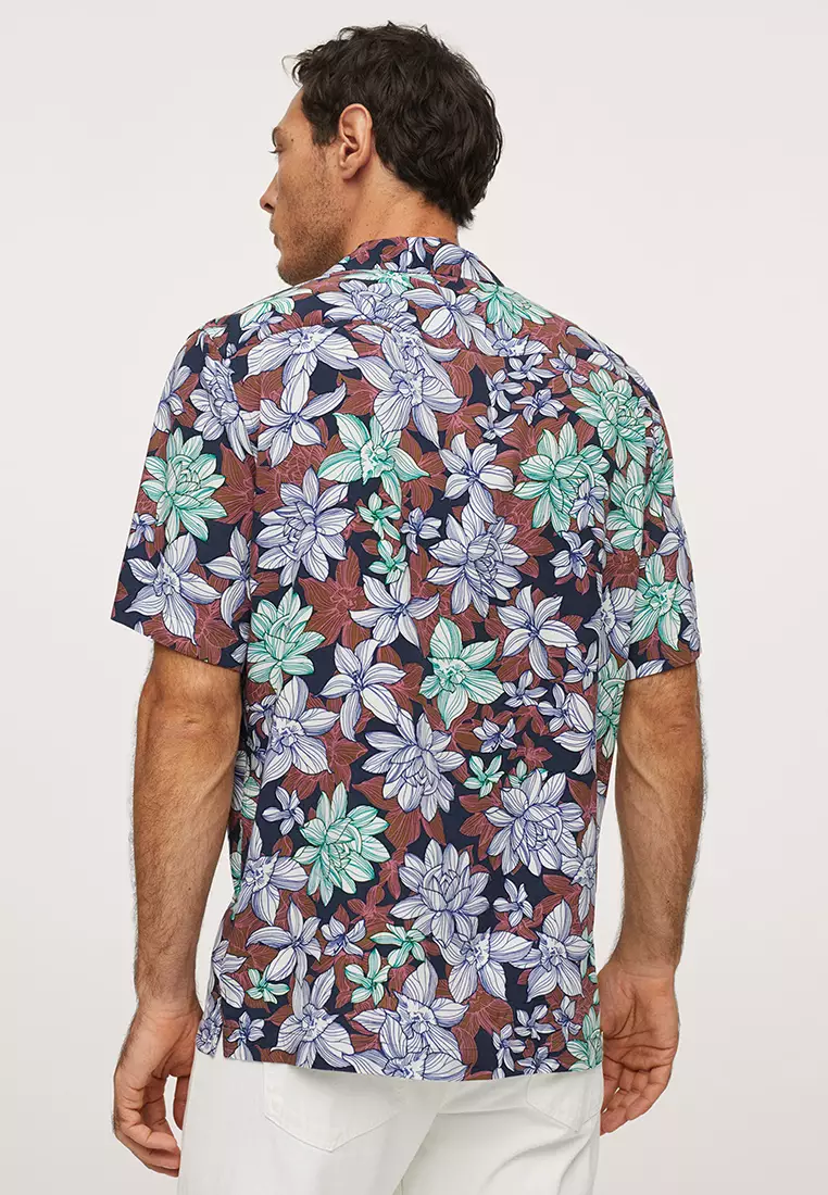 Buy MANGO Man Hawaiian Flowy Shirt 2023 Online | ZALORA Philippines