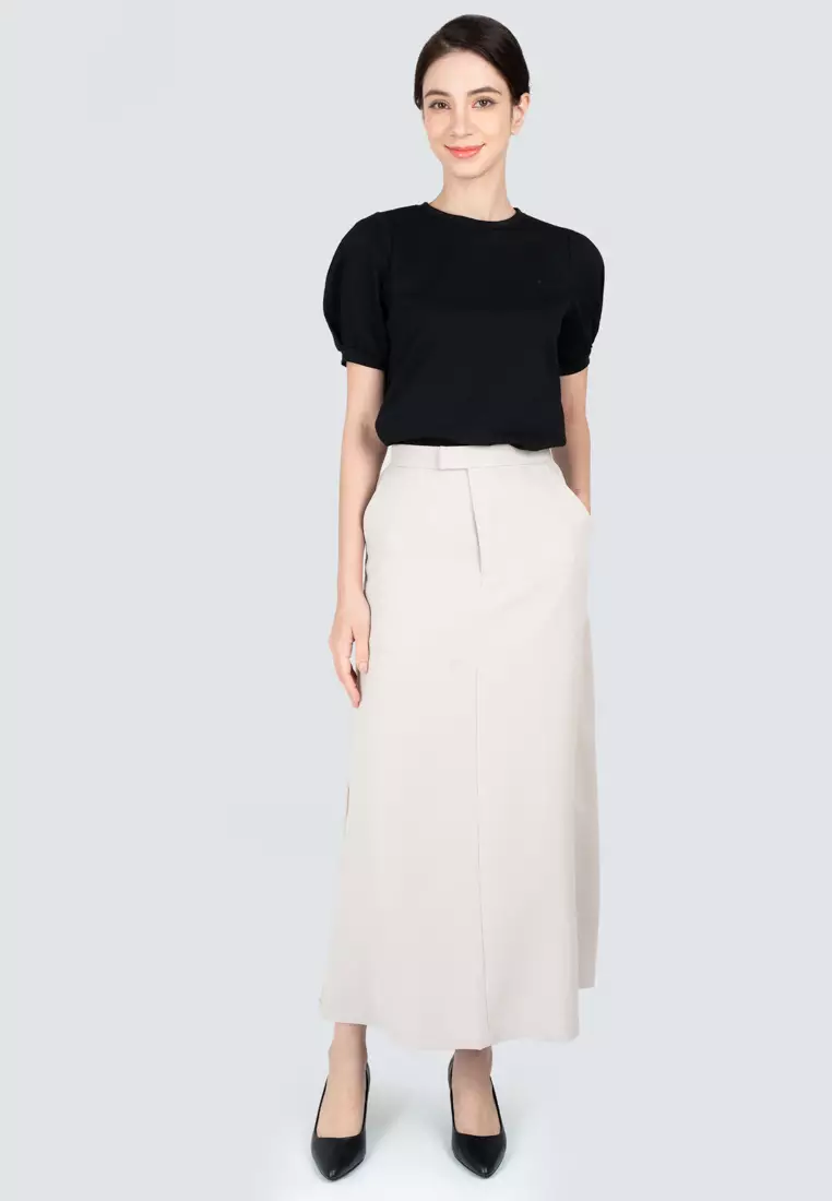 Polo Haus - Women’s A Line Long Skirt WBLS001