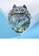 Glamorousky white Fashion Cute Owl Colorful Shell Brooch with Cubic Zirconia 27F70AC88341B9GS_3