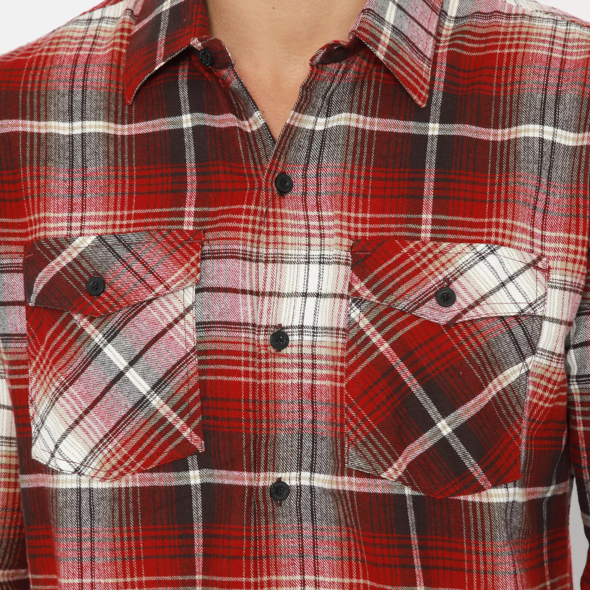 Platini Kemeja Flanel Pria Lengan Panjang 76234