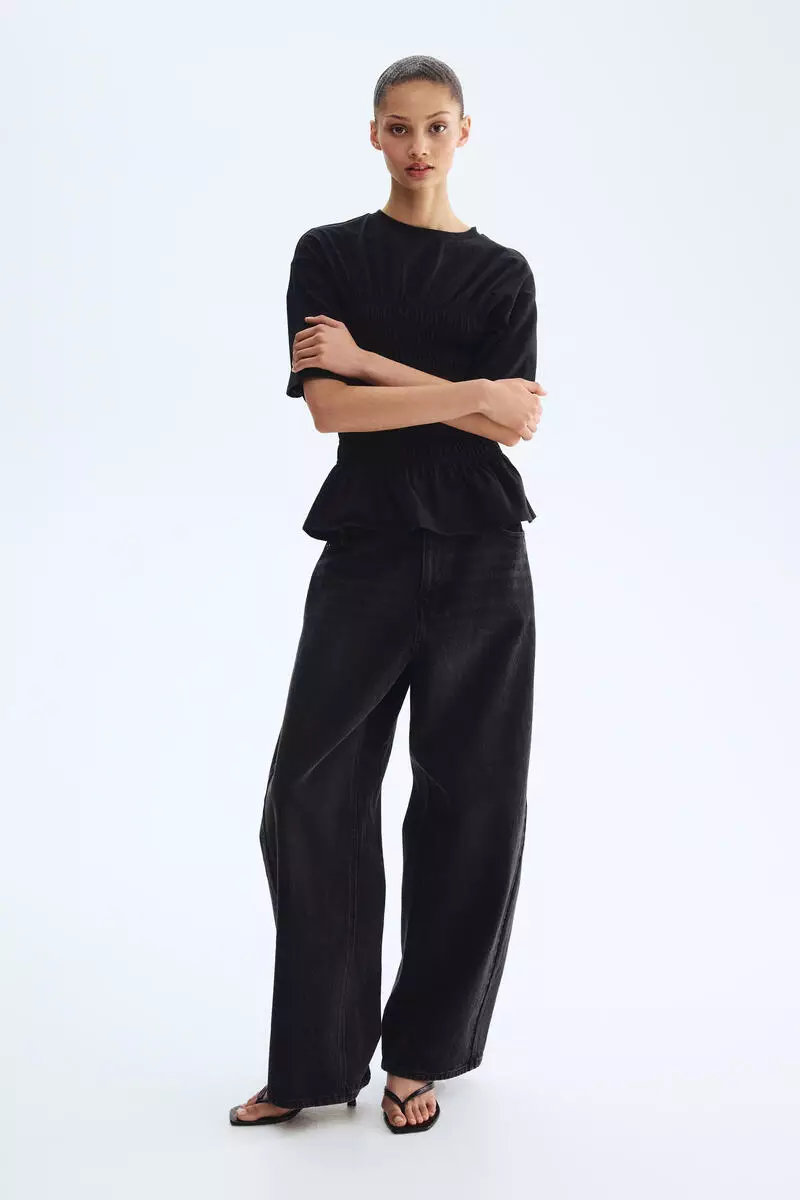 Smocked T-shirt