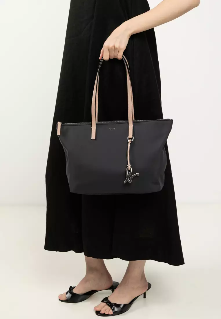 B. Logo Nylon Tote Bag