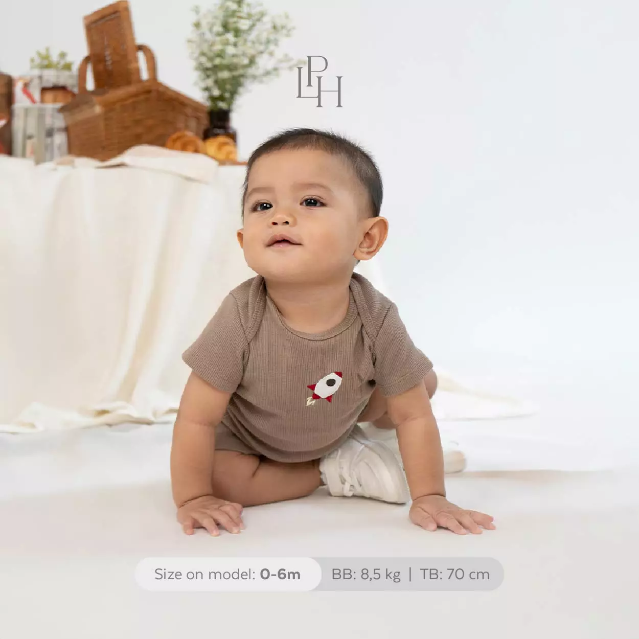 Little Palmerhaus - Ever Baby Attire Set (Setelan Bayi) Mini Robot