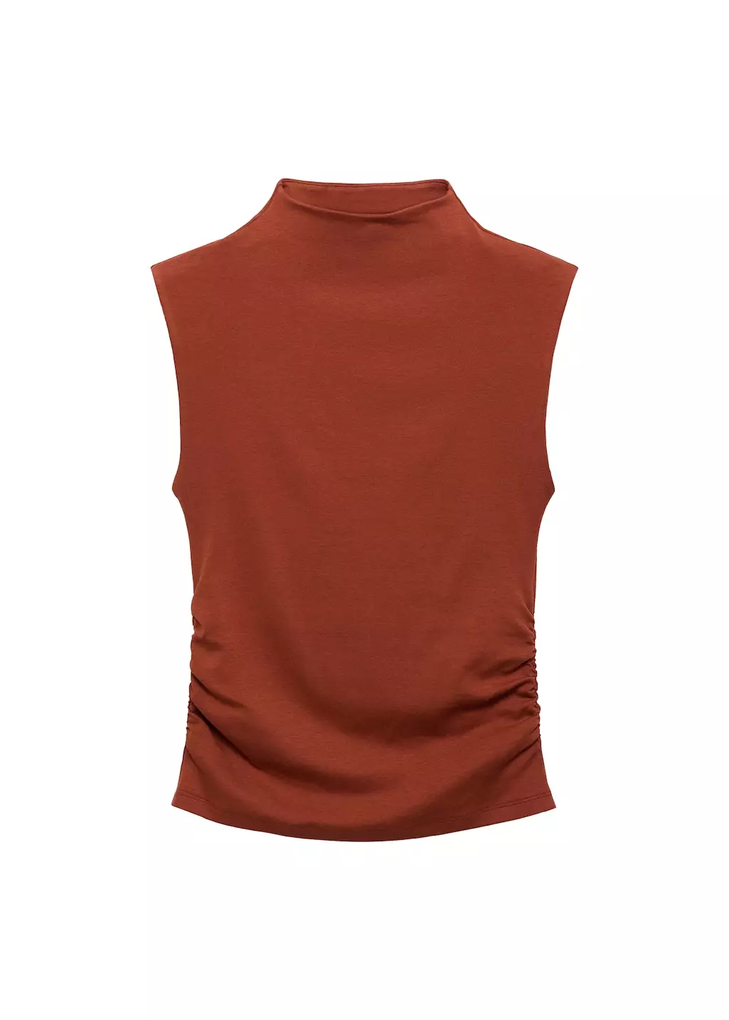 Atasan ketat berkerut