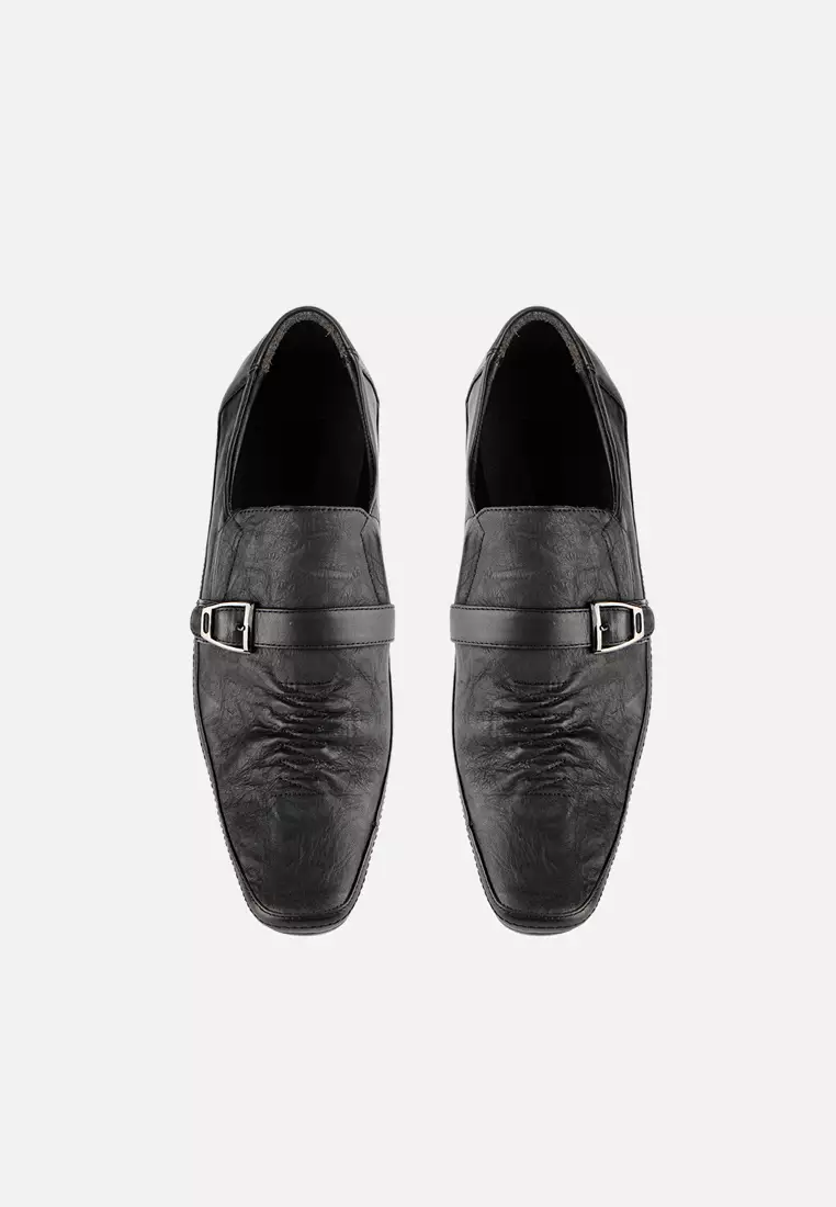 Beck Men Formal Pantofel Slip On with Metal Buckle