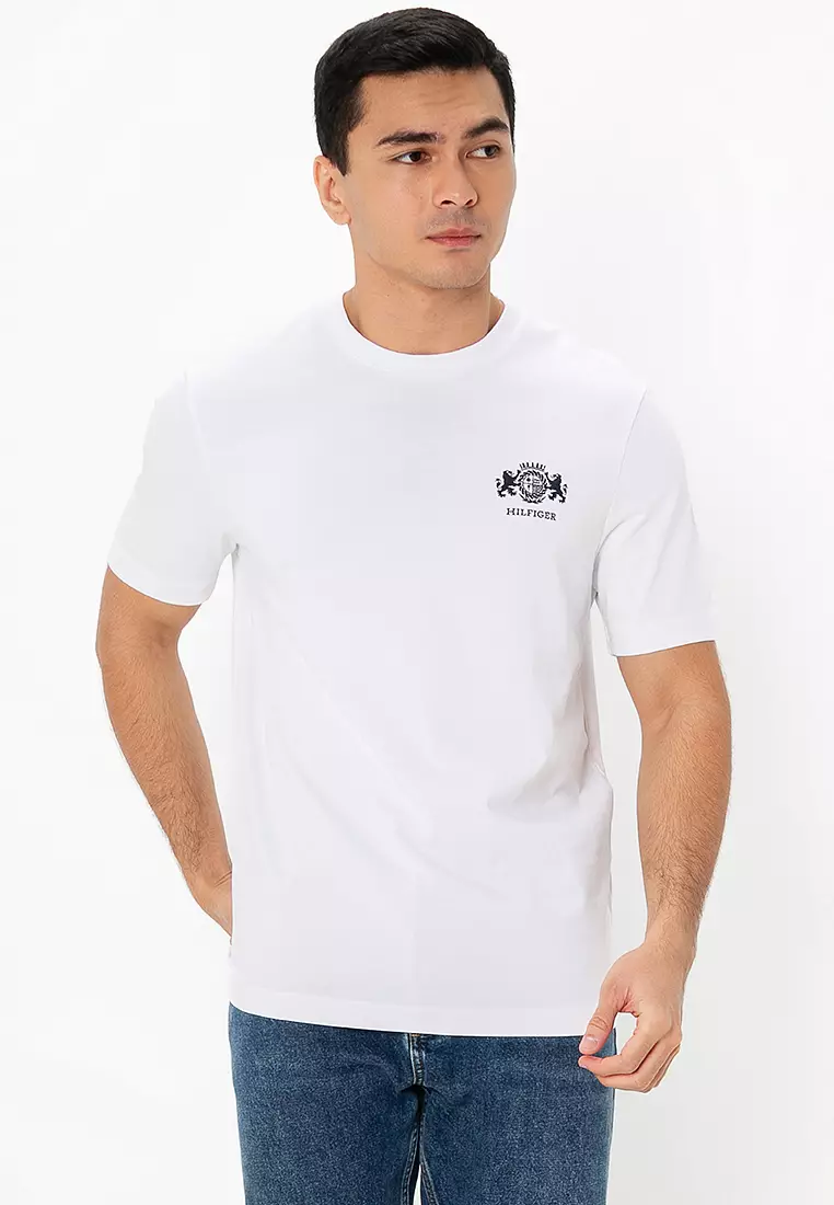 Small Crest Embroidered Tee - Tommy Hilfiger