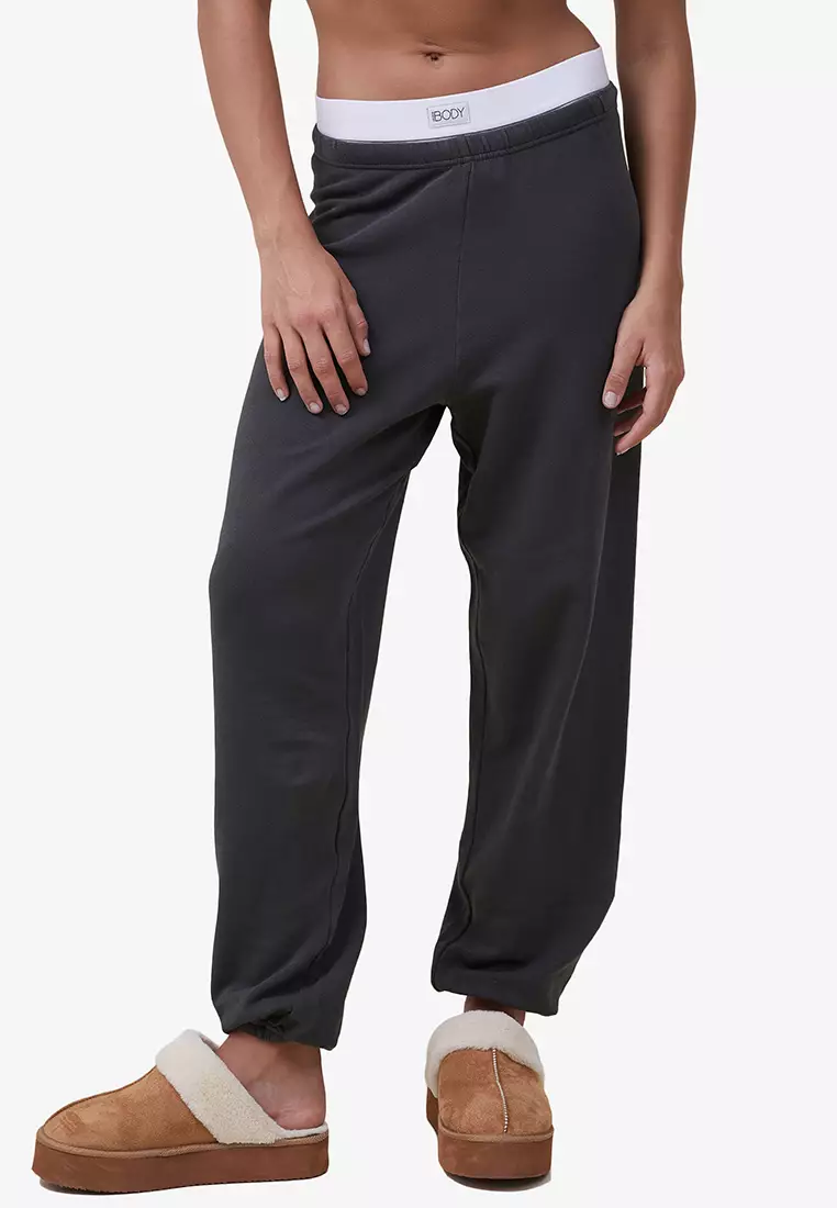 Cotton discount on trackpants