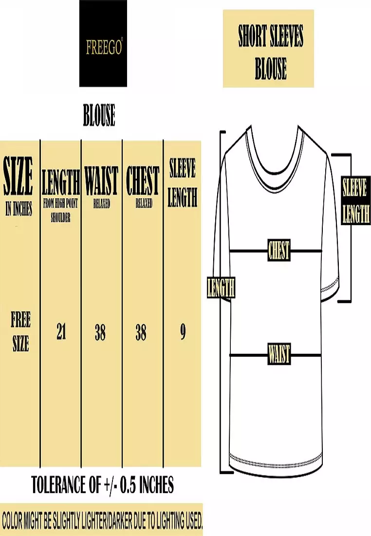 Knitted Short Sleeve Blouse