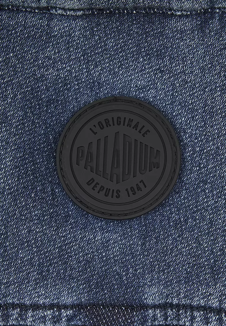 男裝 PALLADIUM LOGO 洗水牛仔外套