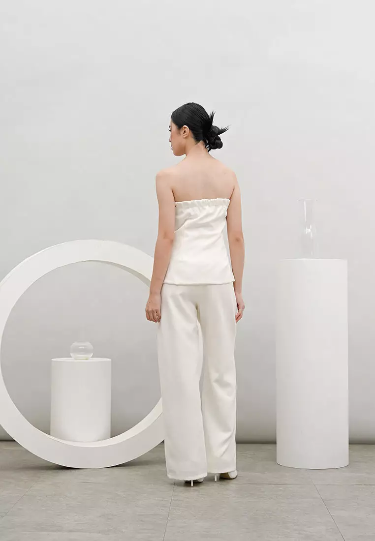 Capsule Tube Top in White