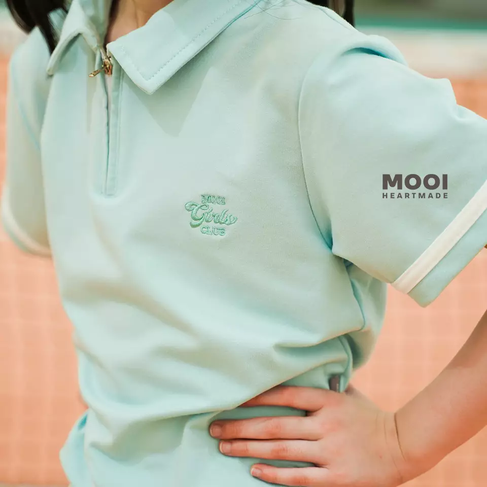 Mooi Atasan Anak Perempuan Adele Top - Magenta