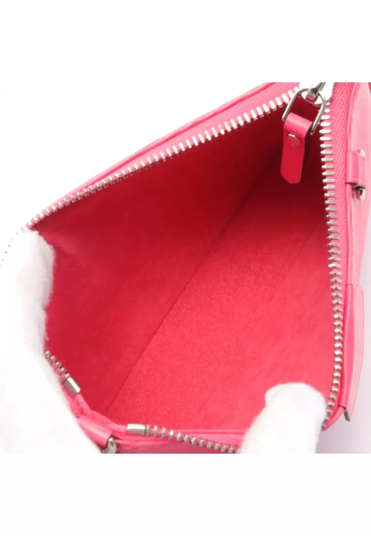 LOUIS VUITTON Pre-loved LOUIS VUITTON easy pouch Epi Dragon fruit