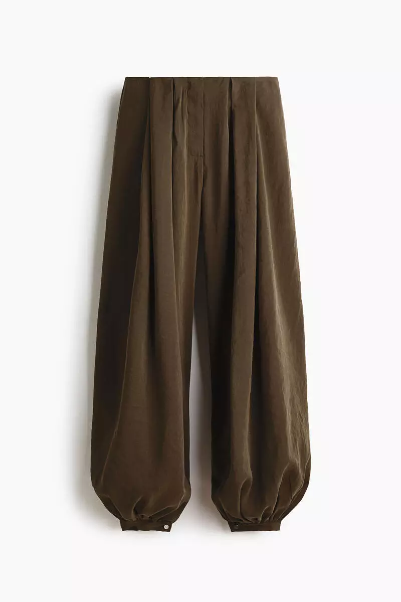 Balloon-leg modal trousers