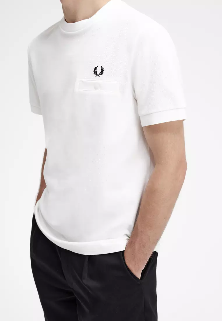 Buy Fred Perry Fred Perry M8531 Pocket Detail Pique T-Shirt