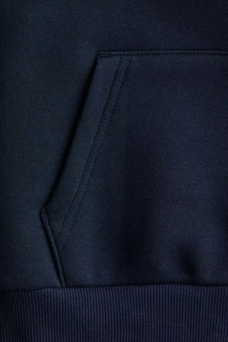 Brushed-inside hoodie