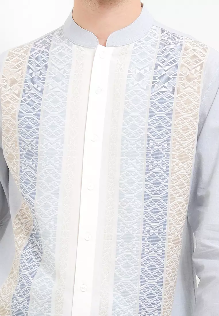 Damson Long Sleeve Baju Koko