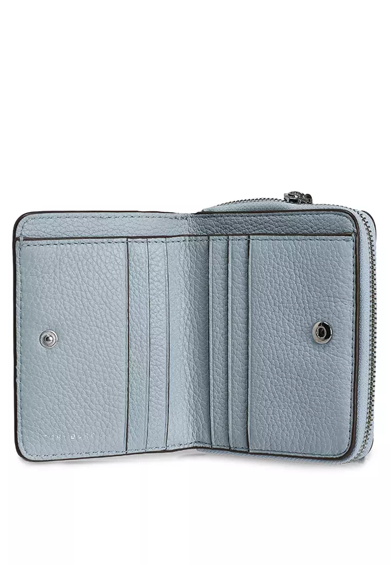 Tory burch blue wallet deals