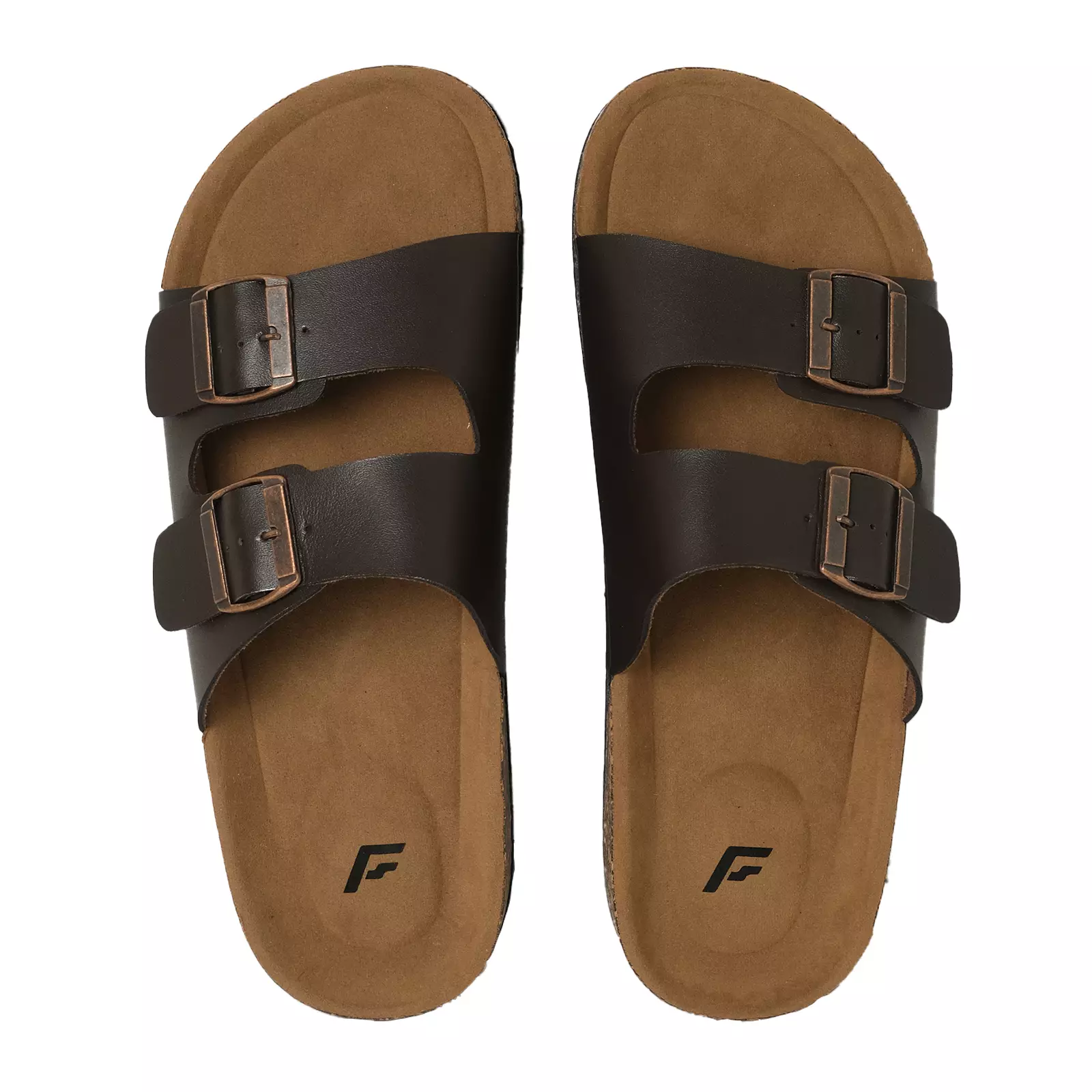 Footstep Footwear Sandal Pria Deka Dark Brown Original Sandal