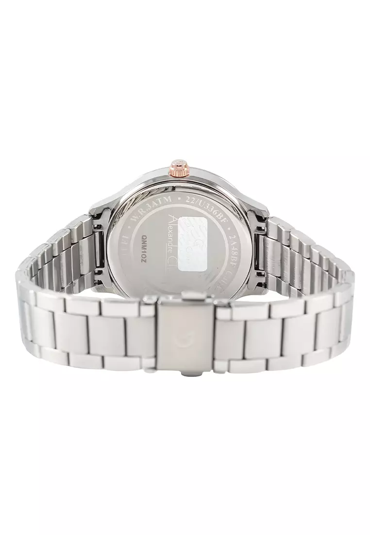 Alexandre Christie - Jam Tangan Wanita - Silver - Stainless Steel - 2A48 BFBSSSLRG