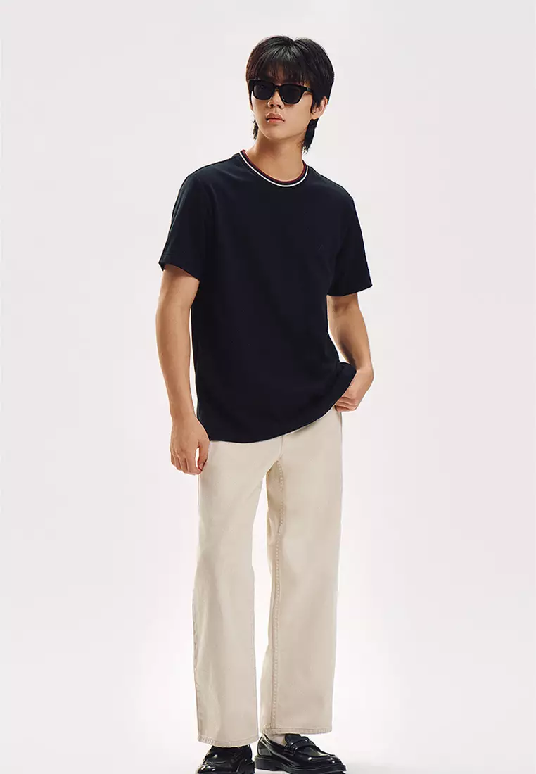 Regular Fit T-Shirt with Embroidery