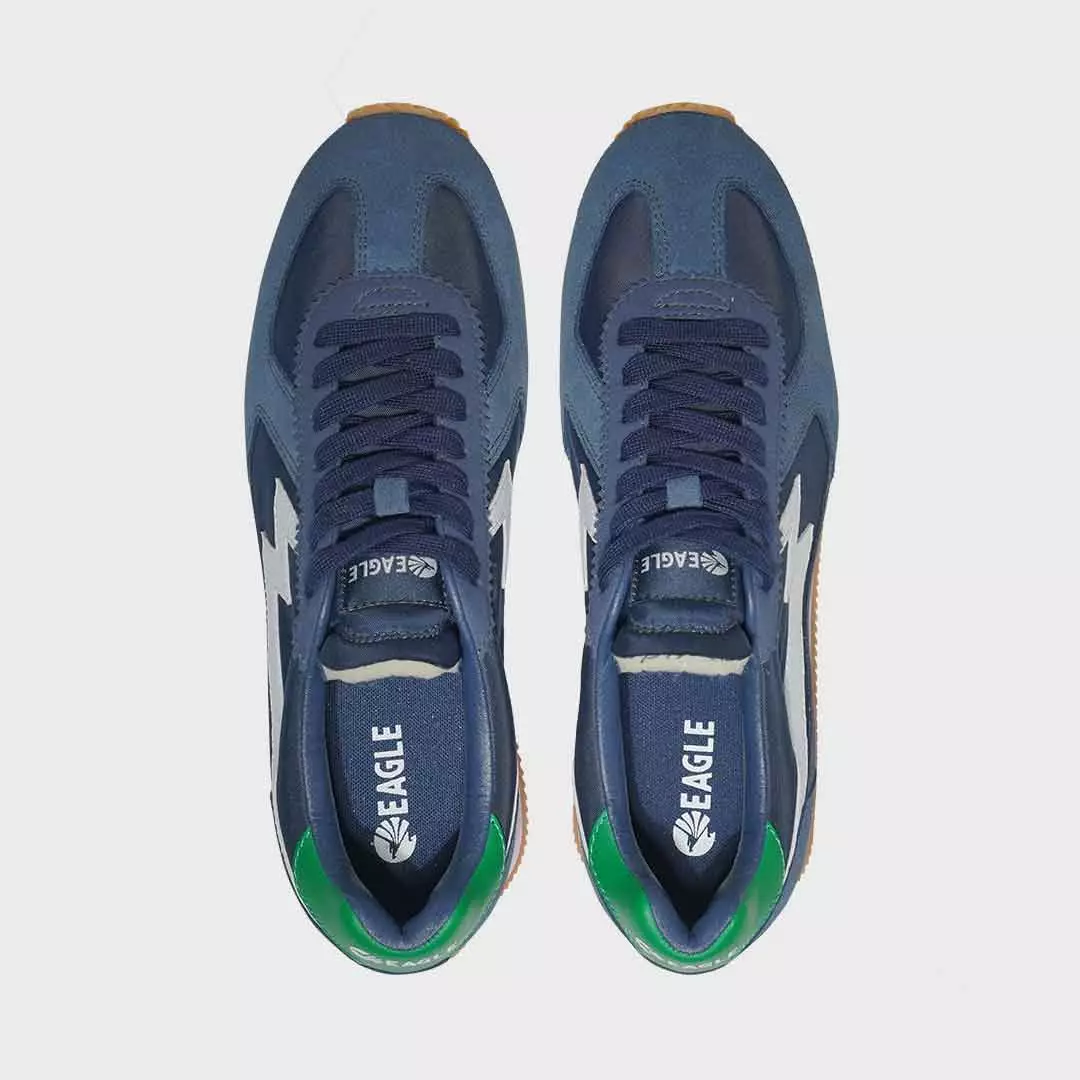 Eagle Sepatu Sneakers Lifestyle Evoke - BIRU TUA/HIJAU