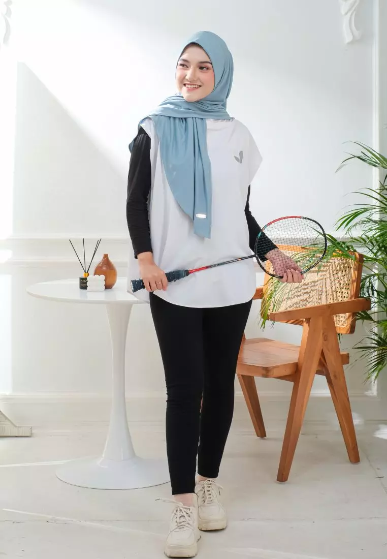 Segitiga Instan Oval Kania Dusty Blue