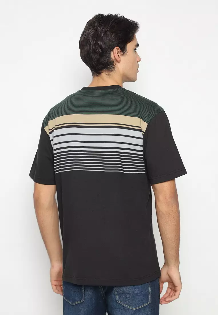 POLICE T-Shirt Cotton Sablon Bordir Premium Tebal Pria 43009