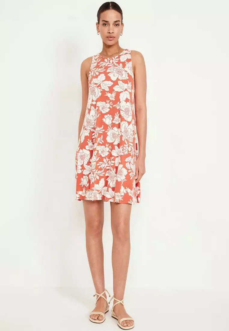 Sleeveless Mini Swing Dress