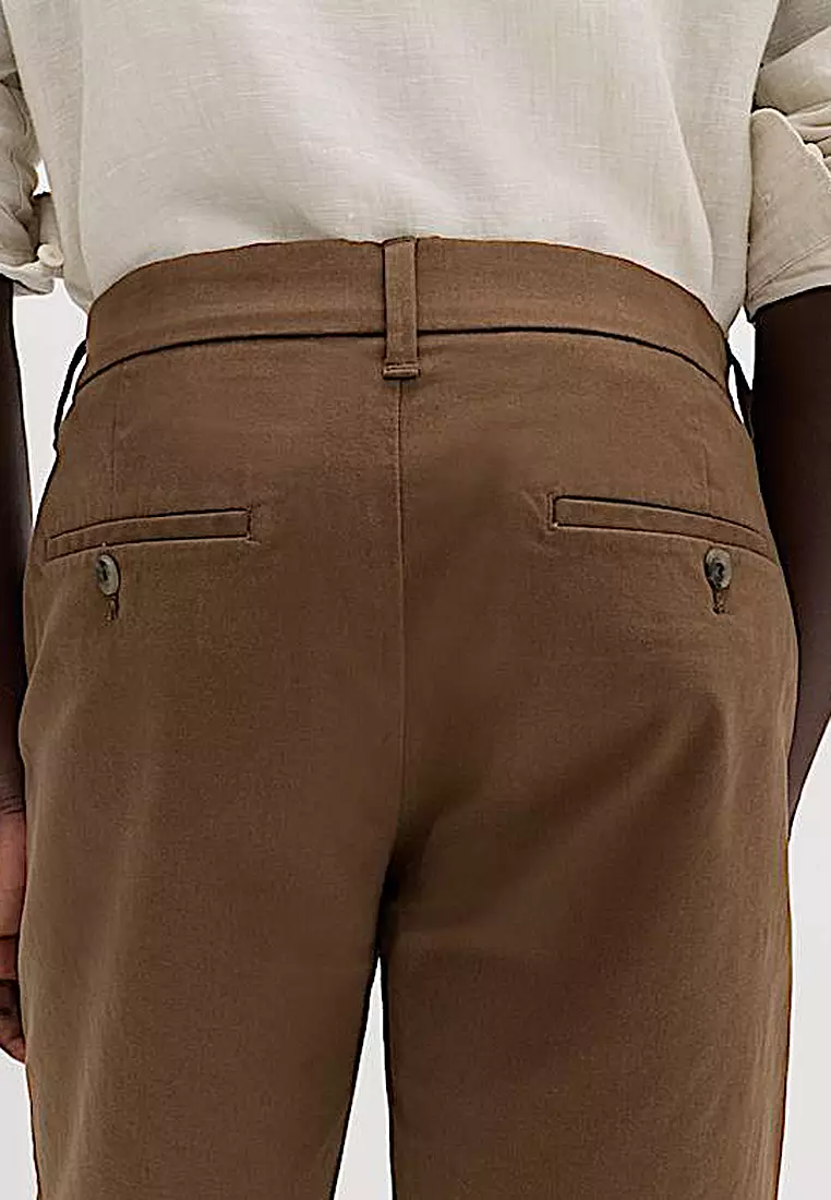 Regular Fit Stretch Chino Shorts