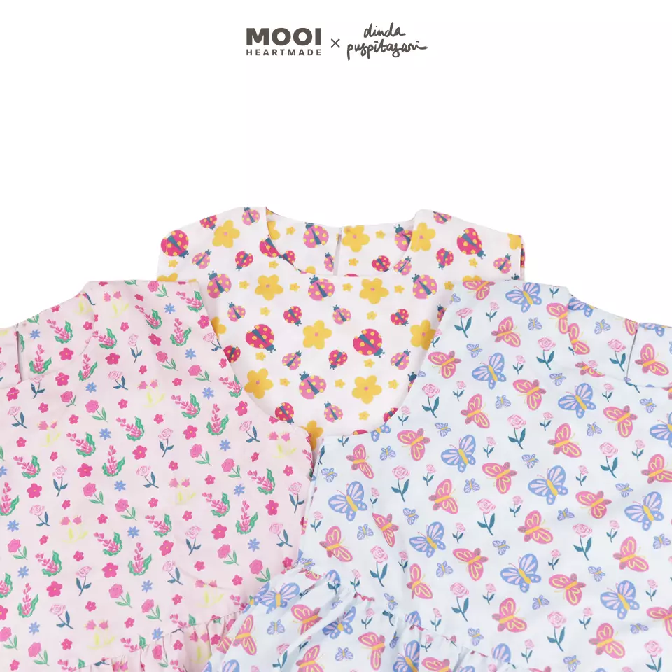 Mooi X Dinda Puspitasari Dress Dewasa Amy Dress Adult - White Off