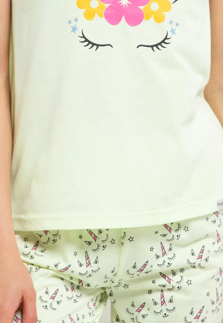 Pyjama Pijama Short Sleeve Short Pants Sleepwear