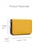 HAPPY FRIDAYS yellow Full Grain Leather RFID Security Zip Wallet JW AN-7358 F67A2AC3C4829DGS_2